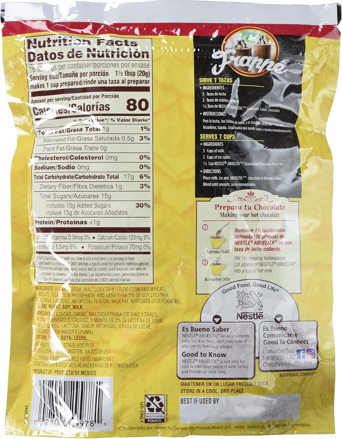 Authentic Mexican Hot Chocolate Granulated Mix