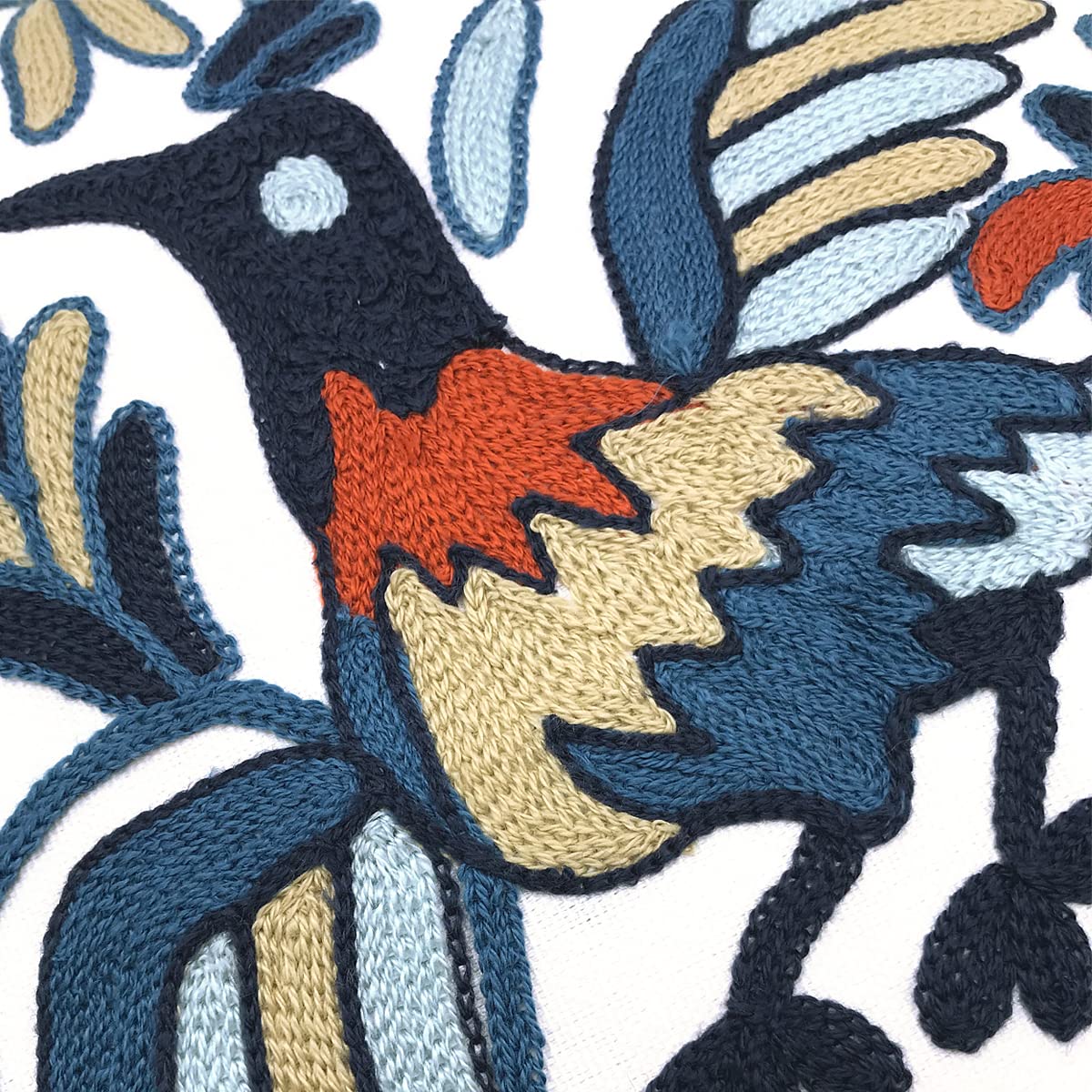 Amazon.co.jp: Alysheer刺繍夏装飾スローピローカバー45.72cmx 45.72