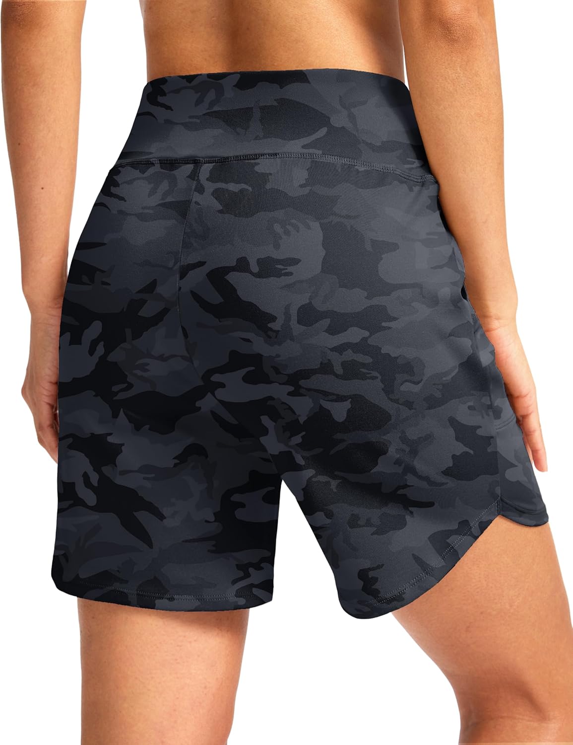 G Gradual Women's Athletic Shorts 6" High Waisted Stretchy Bermuda Shorts for Women Quick Dry Summer Casual Shorts - Image 2