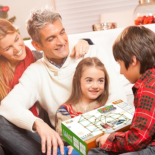 Miniatura 5 de Kit de construcción de fuertes para niños, juguetes de construcción STEM, regalo educativo para niños y niñas de 3, 4, 5, 6, 7, 8, 9, 10, 11, 12