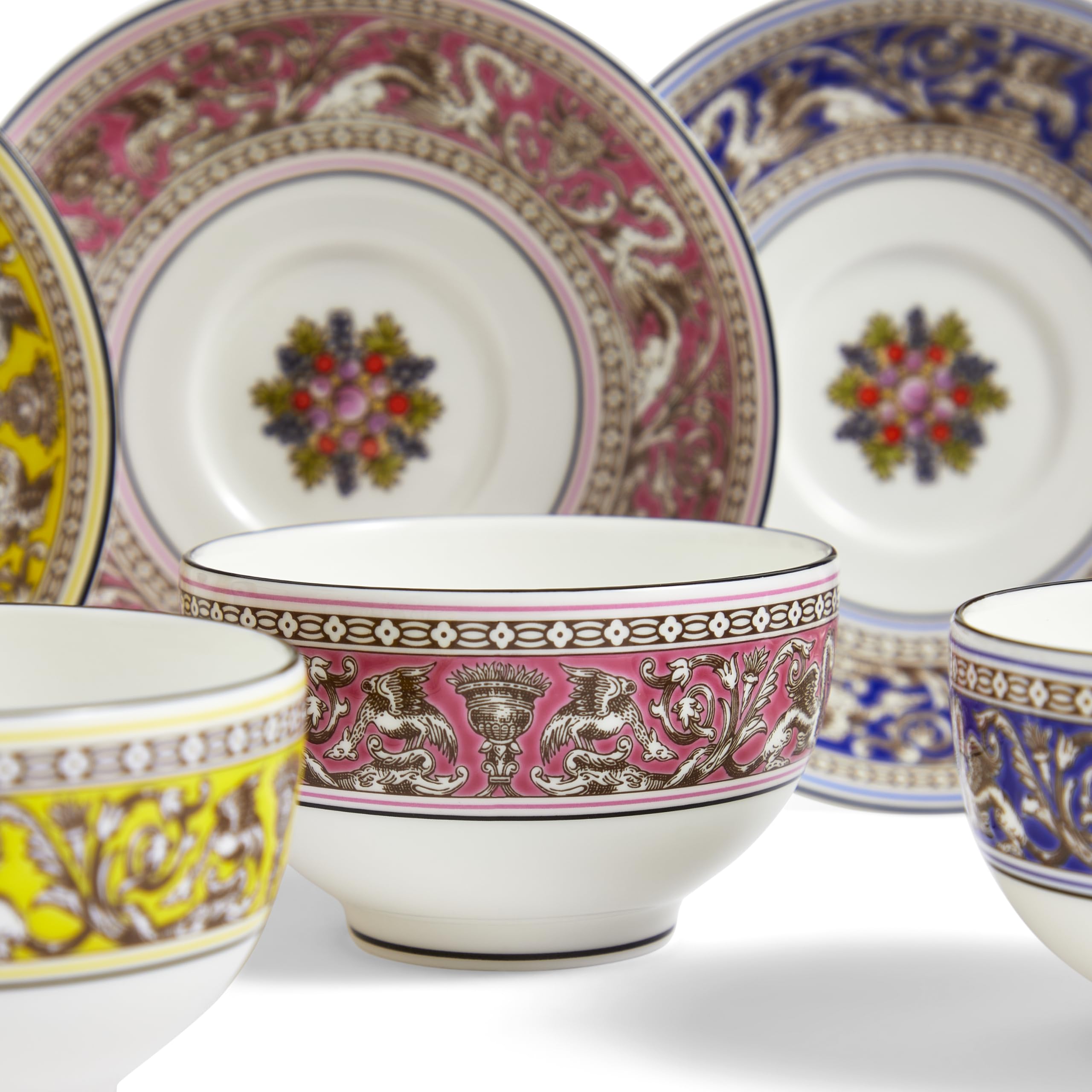 Amazon.com: Wedgwood Florentine Turquoise Tea Bowl & Saucer, Set