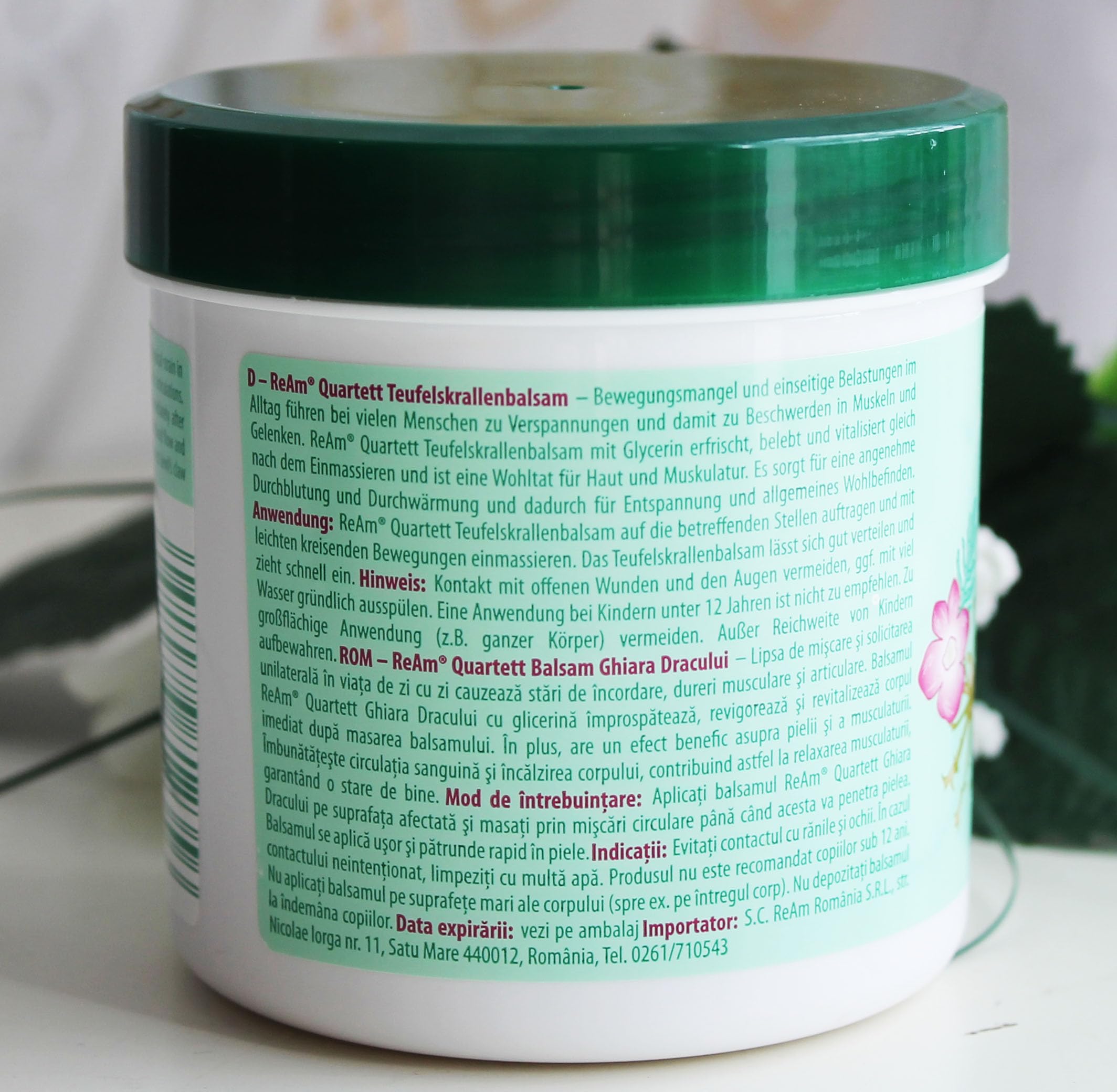 Teufelskrallenbalsam mit Glycerin – 12x250 ml (3000 ml) – Pflegender Hautbalsam für die tägliche Anwendung