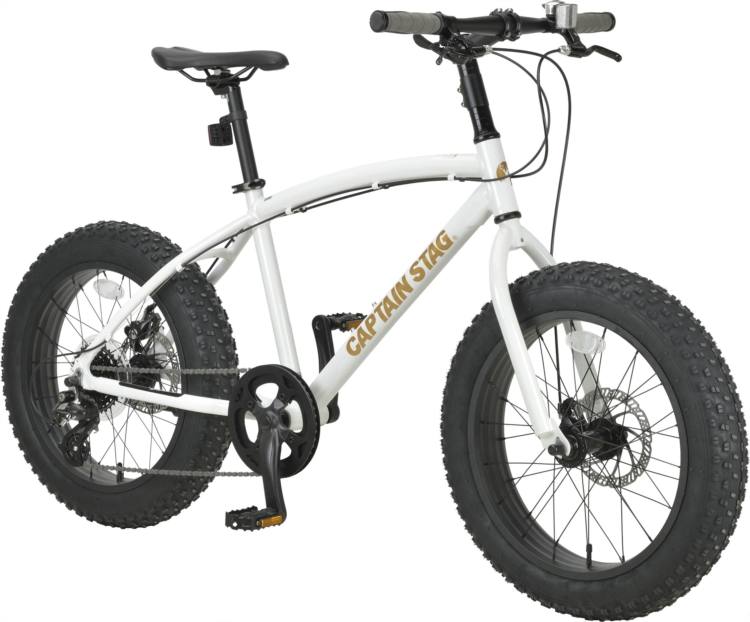 Keiです。CAPTAIN STAG　ファットバイク　26インチ　８段変速 ファットバイク26インチ外装8段 CAPTAIN STAG シティーサイクル 【通販