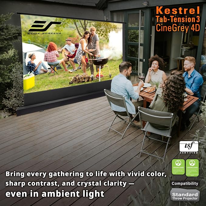 Pantalla eléctrica Elite Screens Kestrel 150 pulgadas 16:9 miniatura 3