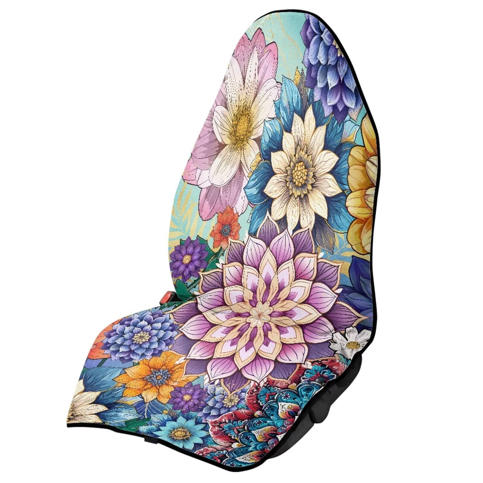 Capybara Car Seat Towel Cover Fashion Auto Interior Waterproof Soft Auto Seat Covers Anti-Slip Vehicle Seat Protector Universal Size Fit for Most Cars SUVs Trucks Vans