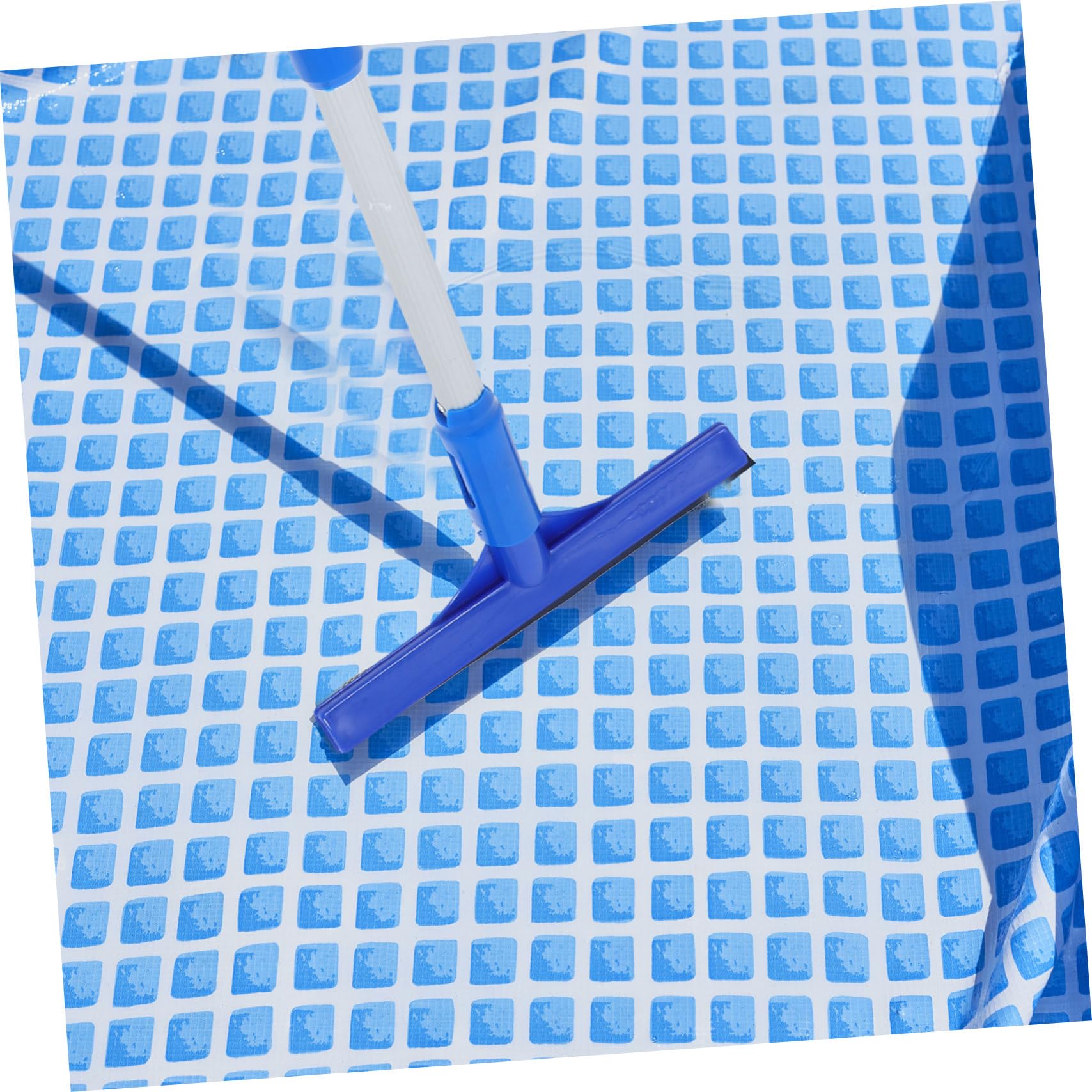 Happyyami Bodensauger Pool Skimmer Reinigungsset mit Teleskop Poolstange und Schwimmbadschwamm Leichtes und Tragbares Poolzubehör für Schwimmbadreinigung im Privaten Pool