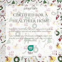 Vista 49 de Great Bay Home Christmas Flannel Sheet Set Full Size - 100% Turkish Cotton, Double-Brushed, Winter Bed Sheets - Ultra-Soft, Cozy, 4-Piece Holiday