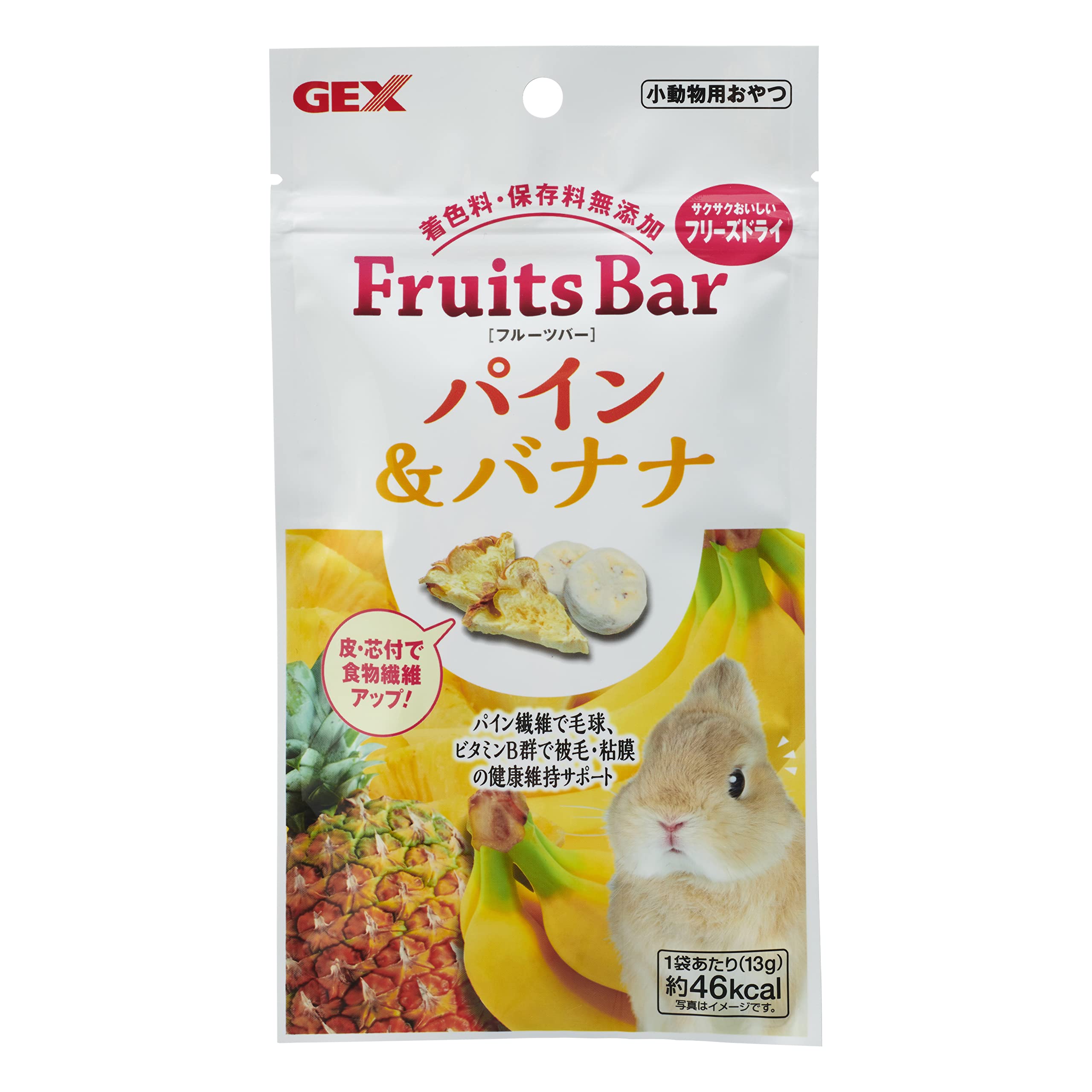 GEXジェックス フルーツバー パイン&バナナ ペット用 13グラム (x 1)