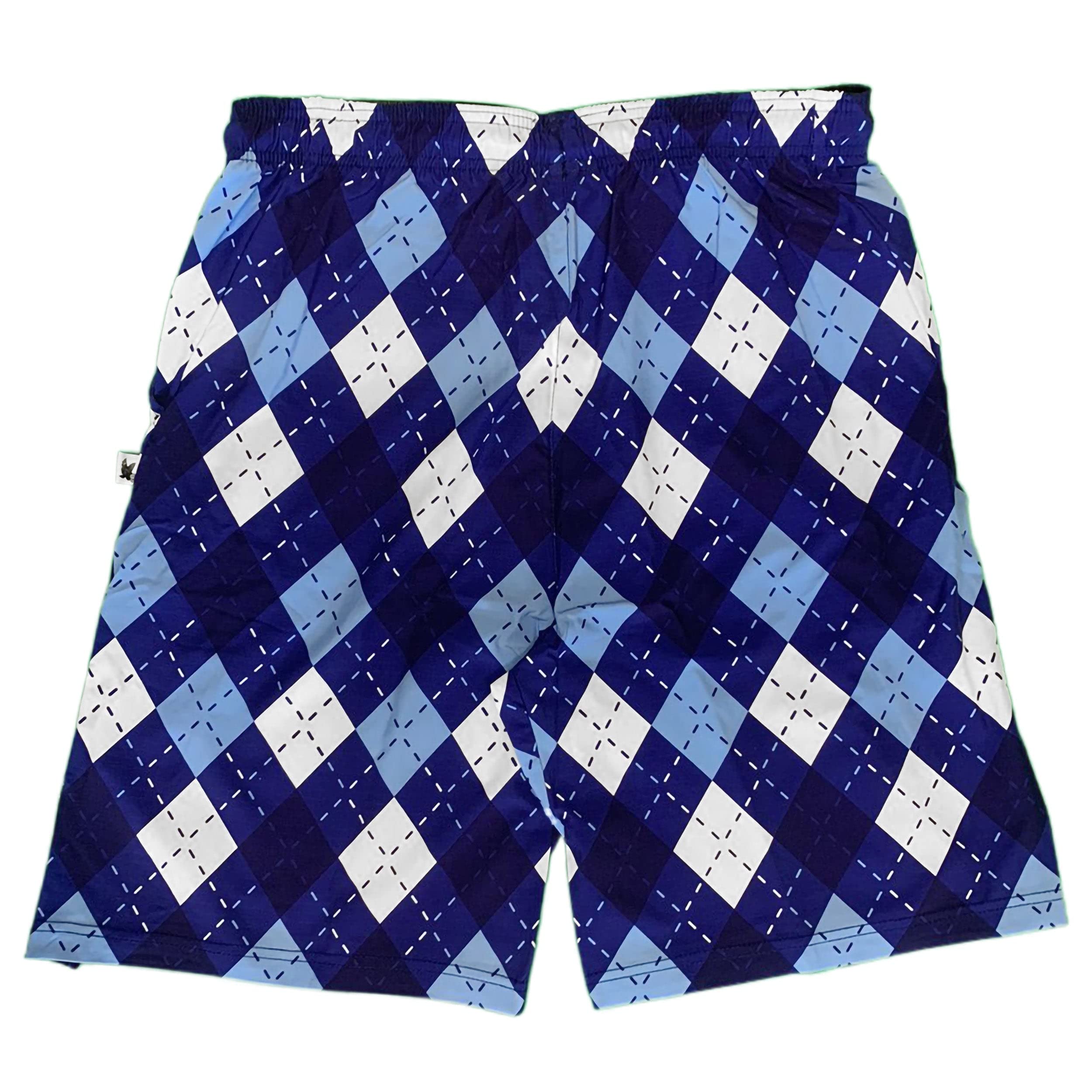 Flow Society Boys Oceanside Argyle Tennis Short Blue
