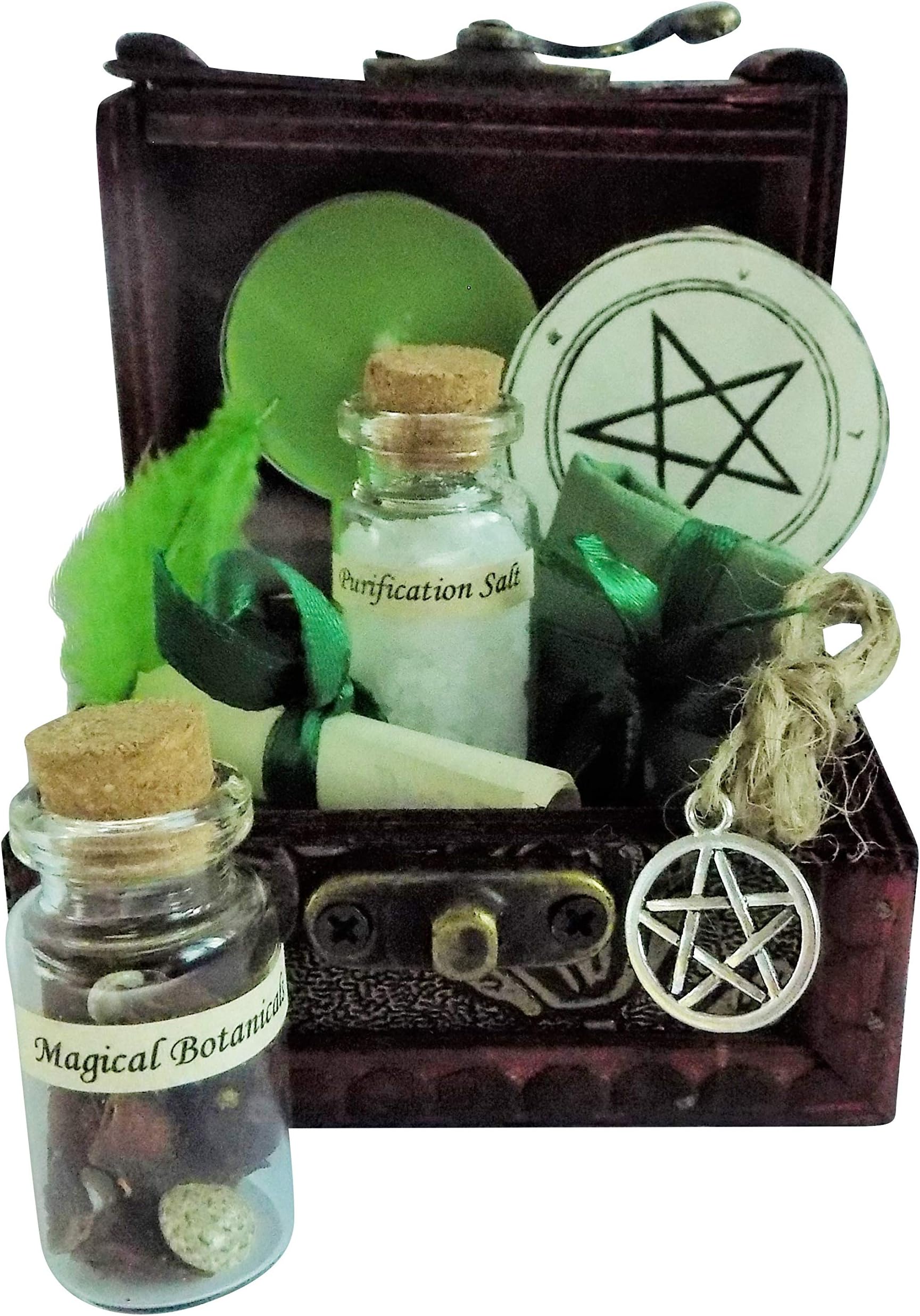 Silverwitch Home Blessings Spell Kit Chest Pagan Wicca Witch Contained in a Wooden Box