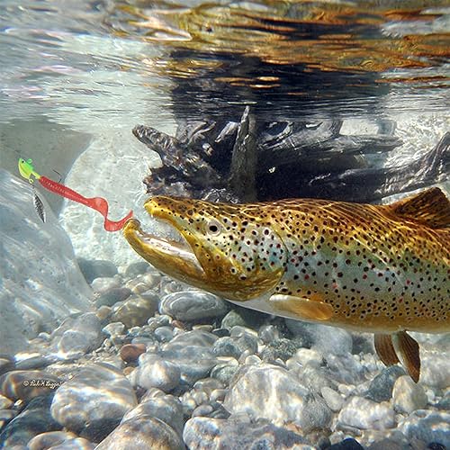 Miniatura 6 de 16 piezas de cabezas de calar de pesca con hoja de sauce Swimbait, gancho debajo de las plantillas giratorias para pesca de lubina, 14 onzas, 38