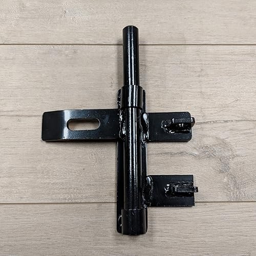 Miniatura 5 de Pestillo de acero soldado con perno deslizante de 34 pulgadas, pestillo de puerta grande para puertas de metal, puertas y cercas