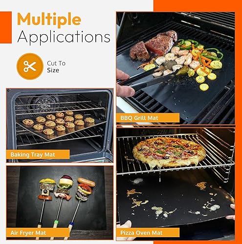 Miniatura 7 de Revestimientos de horno extra gruesos de alta calidad para la parte inferior del horno  Forros de horno antiadherentes para la parte inferior del