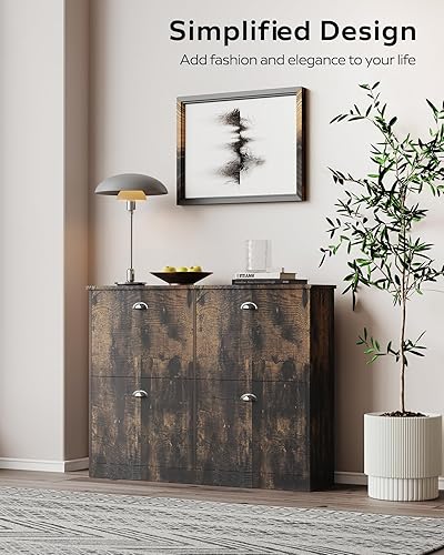 Vista 12 de MIRROTOWEL Armario para zapatos, escondido delgado y estrecho con 4 cajones para entrada, vestíbulo, pasillo, dormitorio, gris Gris1