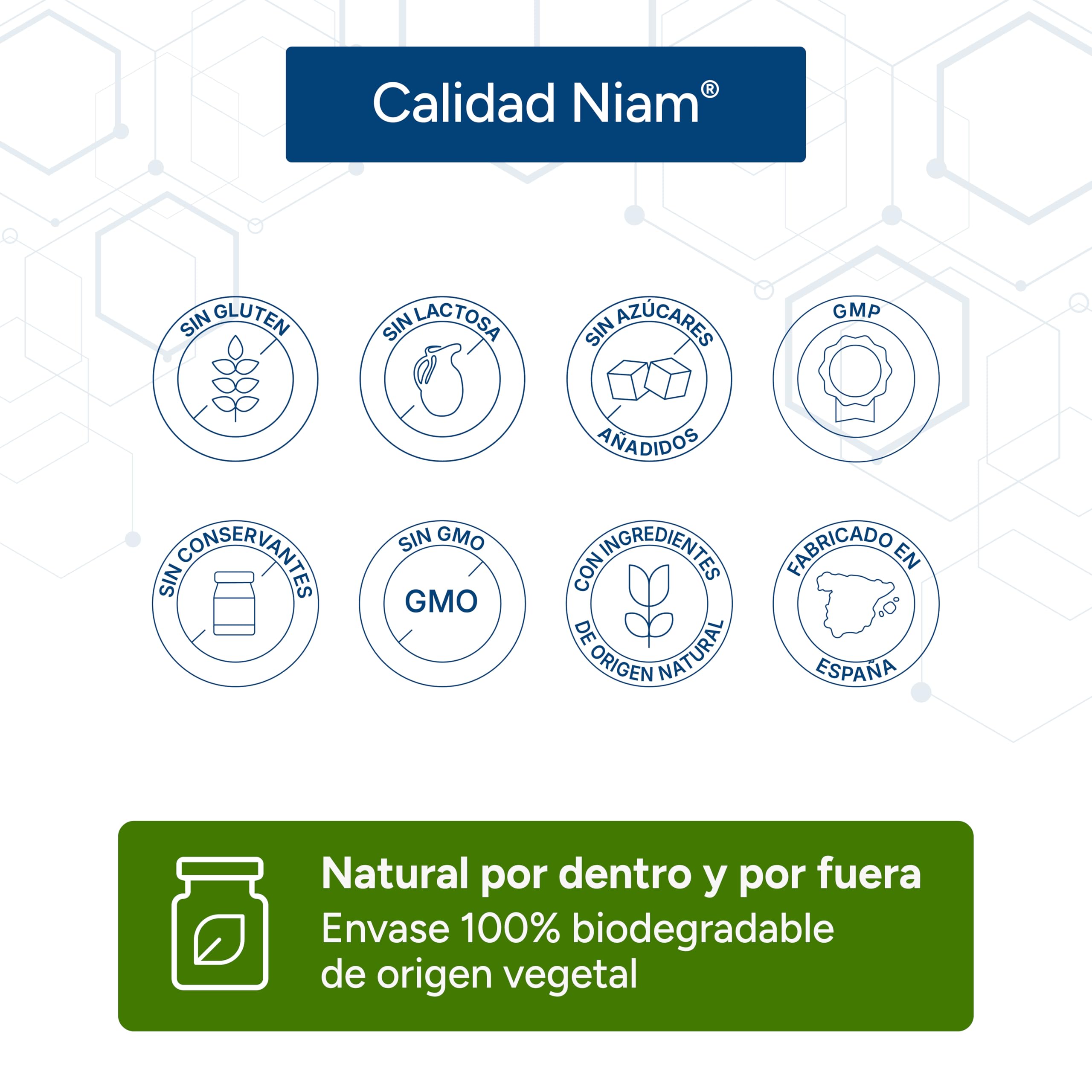 [Pack 2] Niam Mobility | Multi Colágeno para Articulaciones | 120 cápsulas | Colágeno tipo II, I, V y X con Ácido Hialurónico | Huesos, músculos, cartílago | Vitamina C, zinc y extracto de bambú