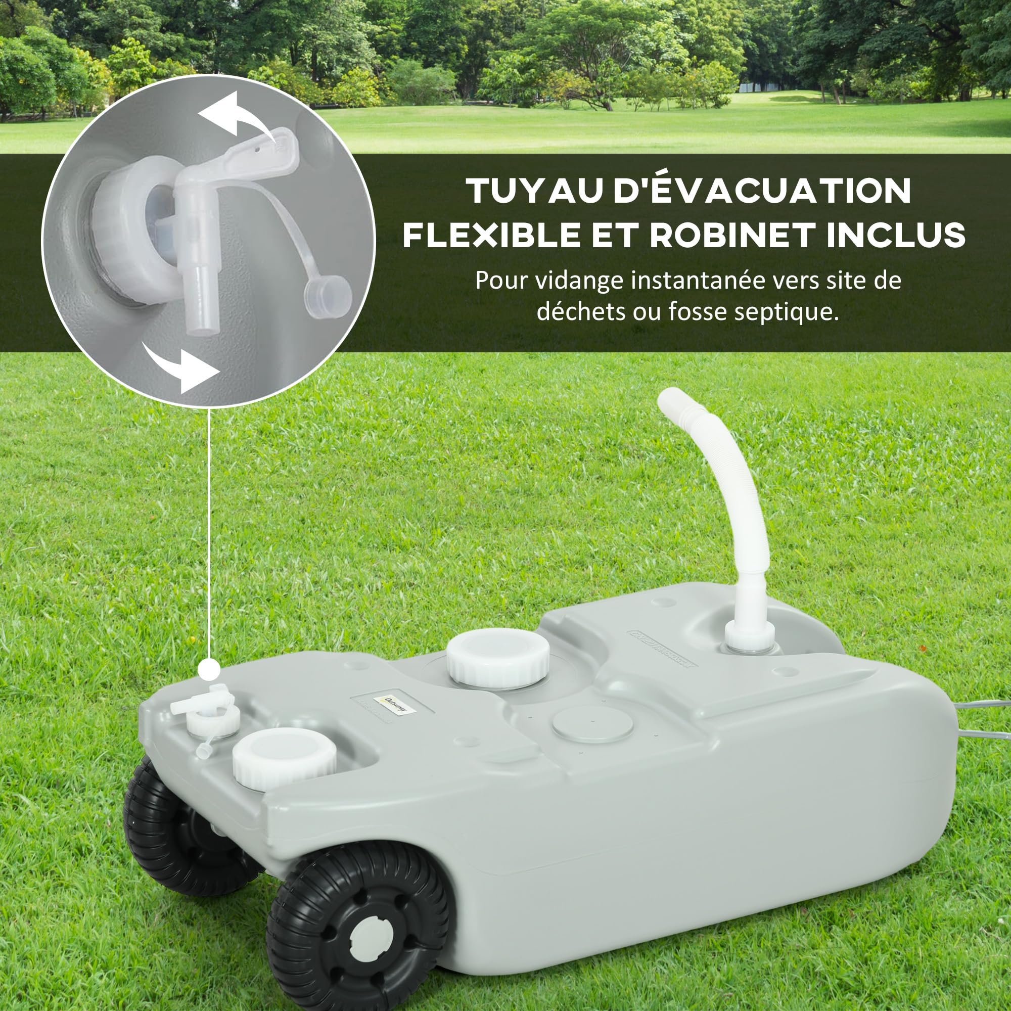 Kaxenig Réservoir d'eau Portable, Carafe À Eau avec Robinet Et Poignées, 8.6 L/16L/22L Reservoir Eau Camping Car, Bidon À Eau pour Le Camping, L' extérieur, Les Voyages, La aison