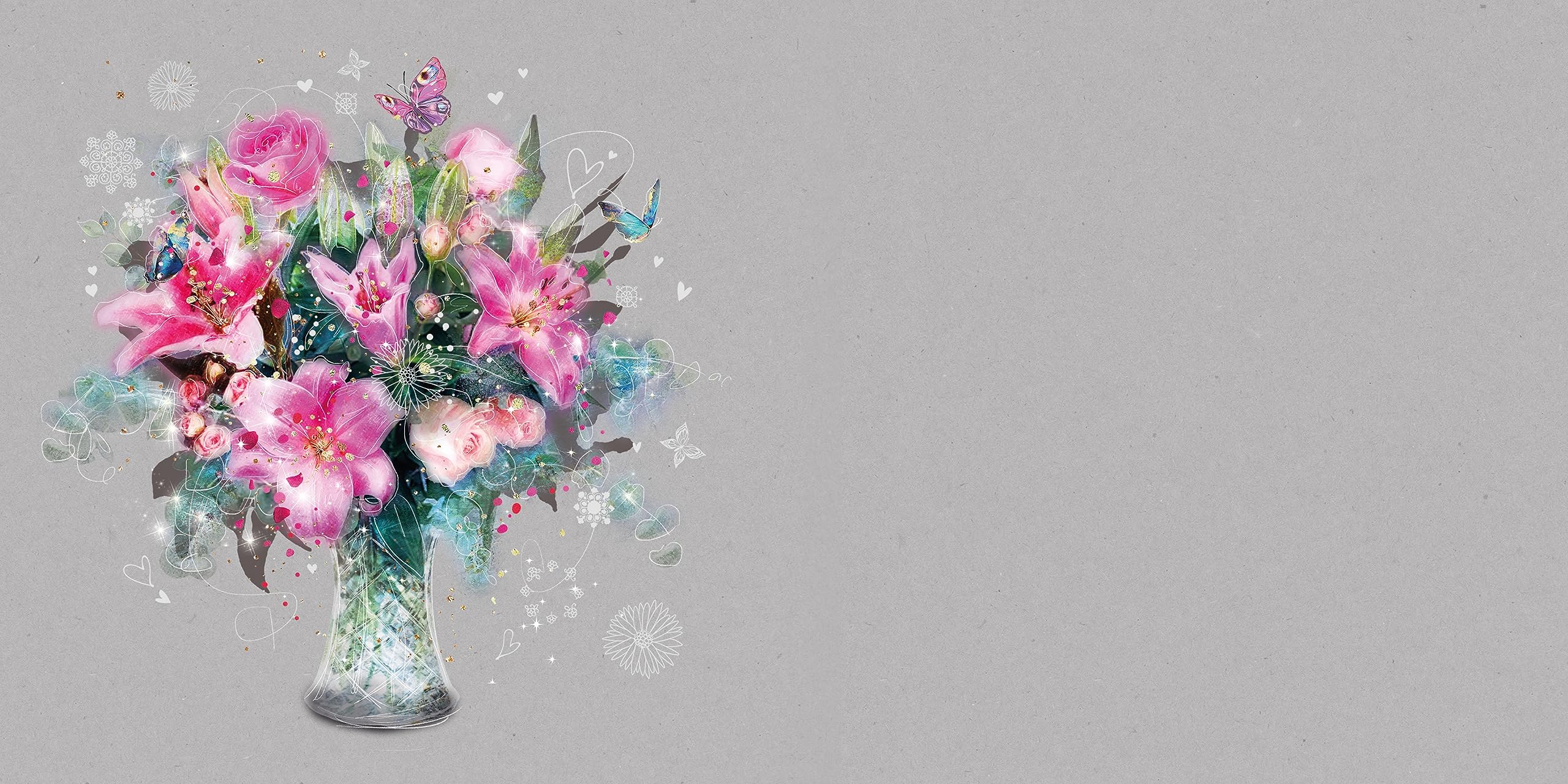 Fiore Rosa Dorato Con Foglie Dorate E Sfondo In Oro Rosa · Creative Fabrica - Foto 10