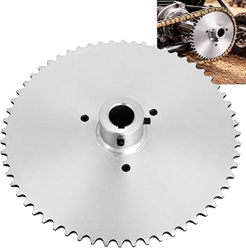 60 Tooth Go Kart Live Axle Sprocket for 40 41 420 Chain with 1" Bore 1/4" Keyway Compatible with Yerf-Dog Murray Go Karts by Podoy