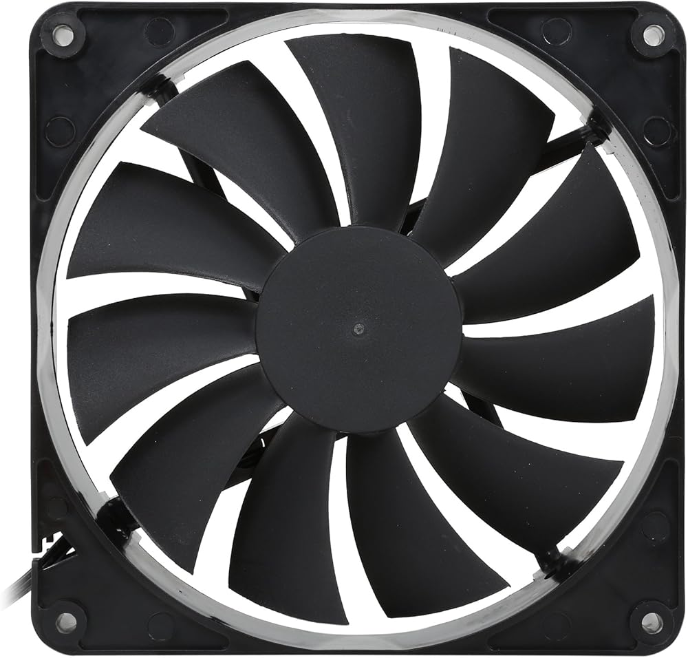 Rosewill 140mm Case Fan 2-Pack Computer Case Fan with Advanced Fluid Dynamic Bearing for Ultra Quietness and Silent Operation Standard 140 mm thumbnail 2
