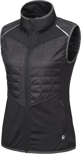 Little Donkey Andy Womens Lightweight Golf Vest Warm Outdoor Sleeveless Jacket for Hiking Travel Running Casual