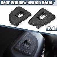 Vista 2 de X AUTOHAUX Par de biseles para interruptor de ventana trasera, lado del conductor y del pasajero para Chevrolet Silverado para GMC Sierra 1500