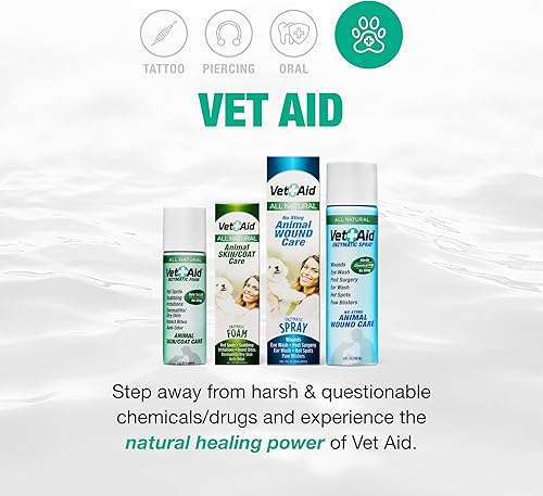 Miniatura 6 de Vet Aid Spray para el cuidado de heridas de sal marina, 4 onzas