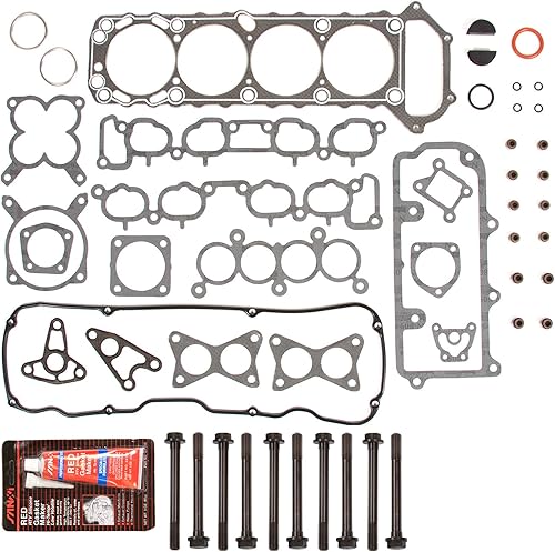 Miniatura 5 de Mizumo Auto MA-4216952690 Juego de juntas de cabeza válvulas de escape de admisión compatibles conpara 89-90 Nissan D21 240SX 2.4 SOHC KA24E