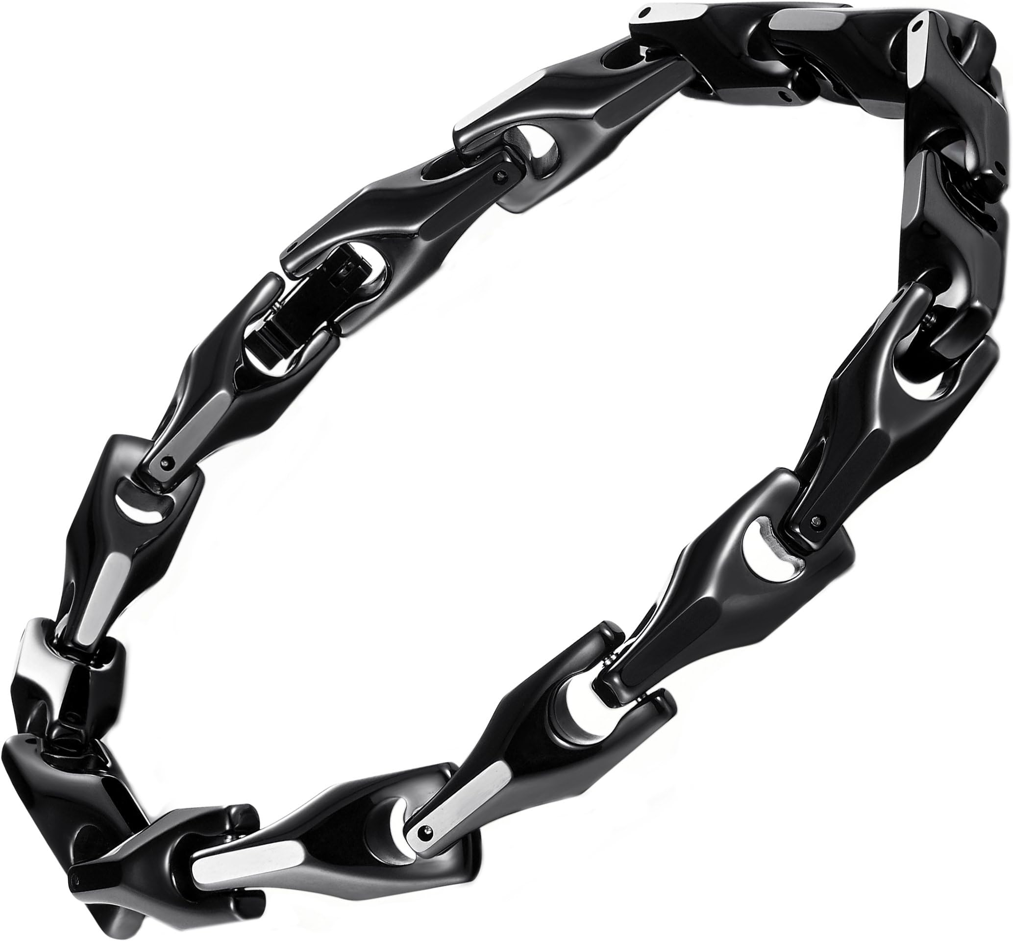 URBAN JEWELRY Stunning Solid Tungsten Link Bracelet for Men