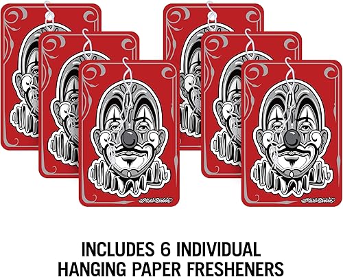 Miniatura 2 de Turtle Wax X Mister Cartoon 54303 Air Fresh - Ambientador de papel colgante neutralizante de olores, larga duración, para automóvil y hogar, 6