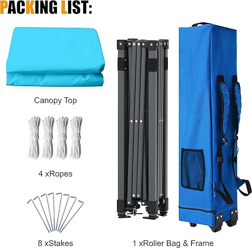 Miniatura 6 de COOSHADE - Toldo plegable compacto, refugio para protección solar instantánea, cabaña portátil fresca