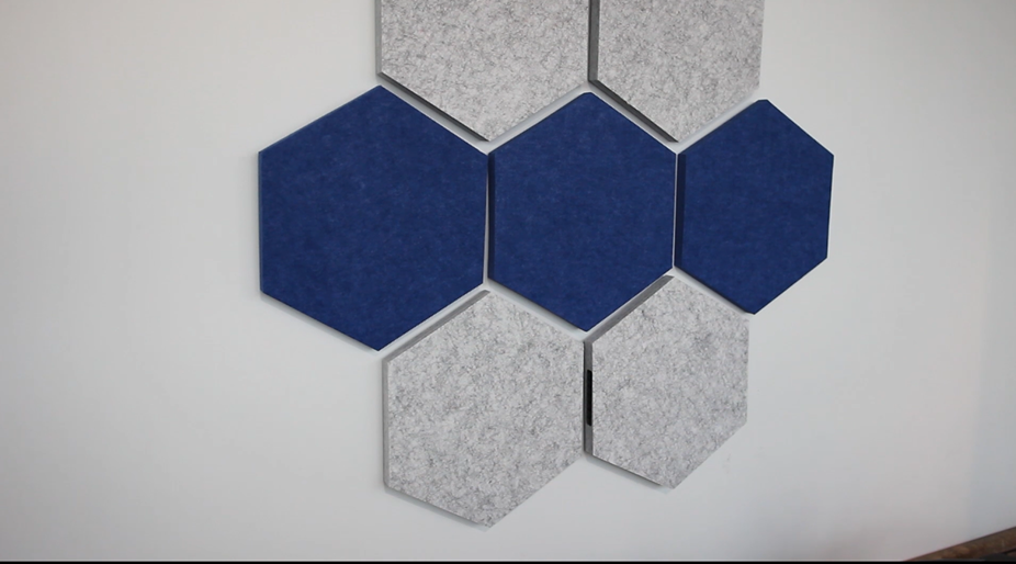 Paneles acústicos montados en pared Versare SoundSorb 5 unidades | Almohadillas para insonorización | Material absorbente para estudios, teatros o escuelas | Paneles gris oscuro 4' x 8' miniatura 5