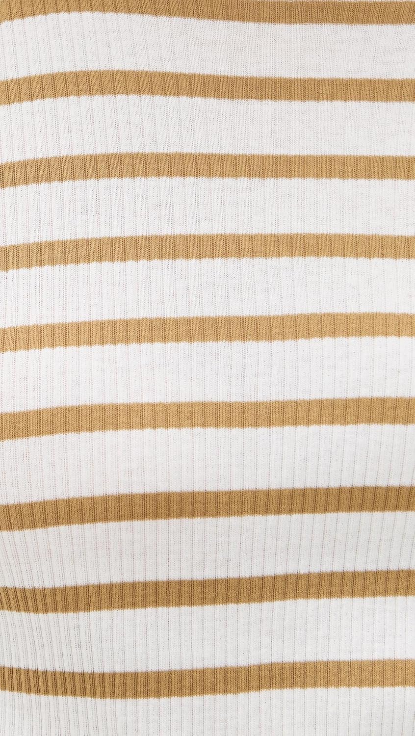 Vince Women's Rib Stripe Long Sleeve Crew Tee - Image 6