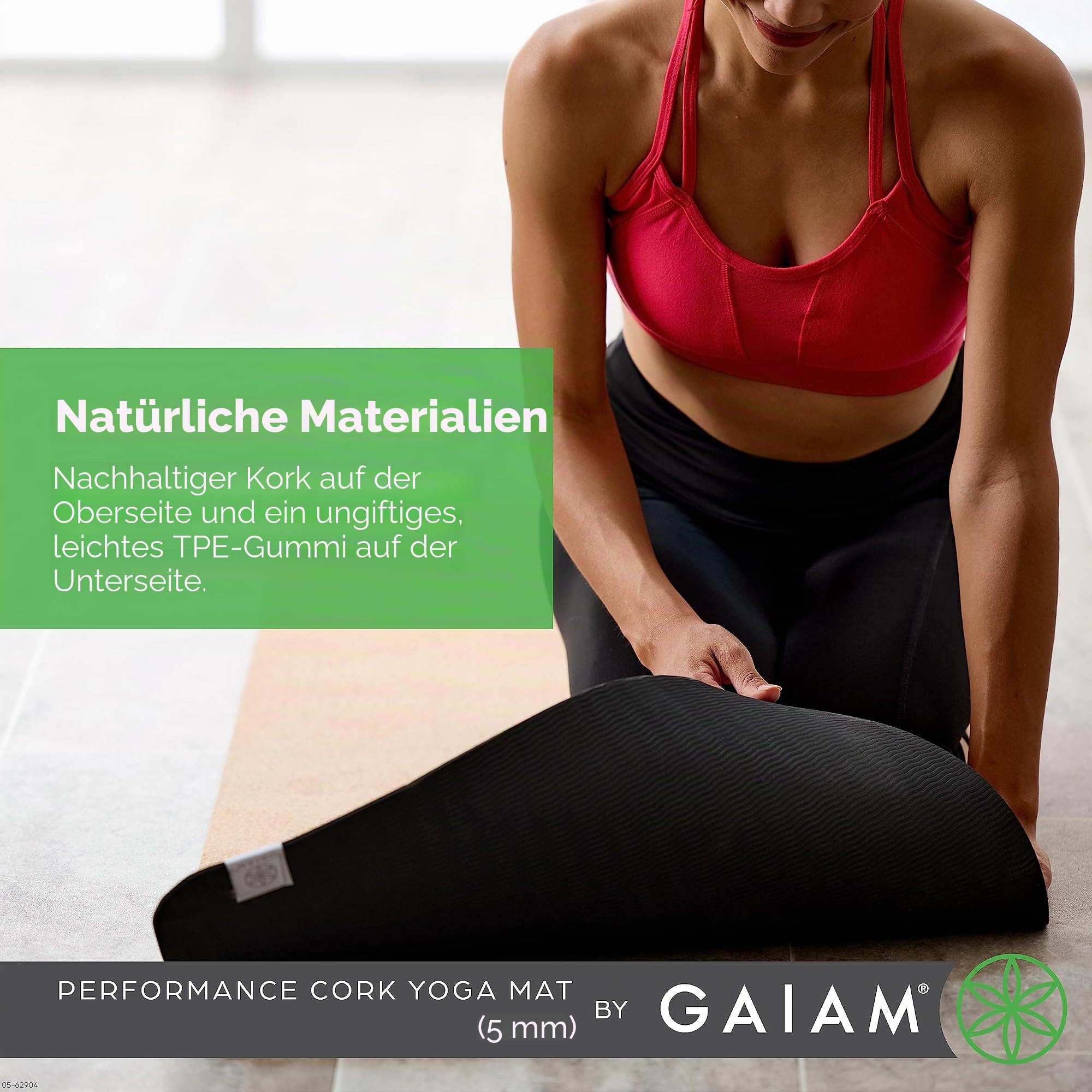 gaiam Yogamatte Kork 5mm