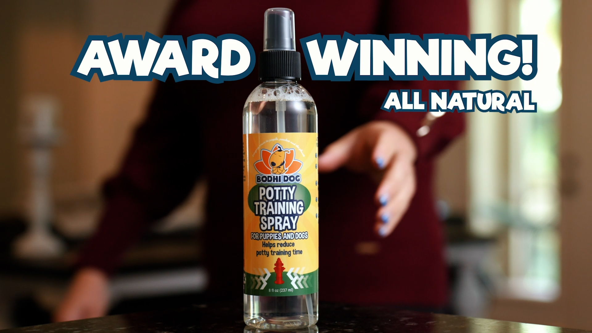 Bodhi Dog Not Here! Spray Trains Your Pet Where Not to Urinate