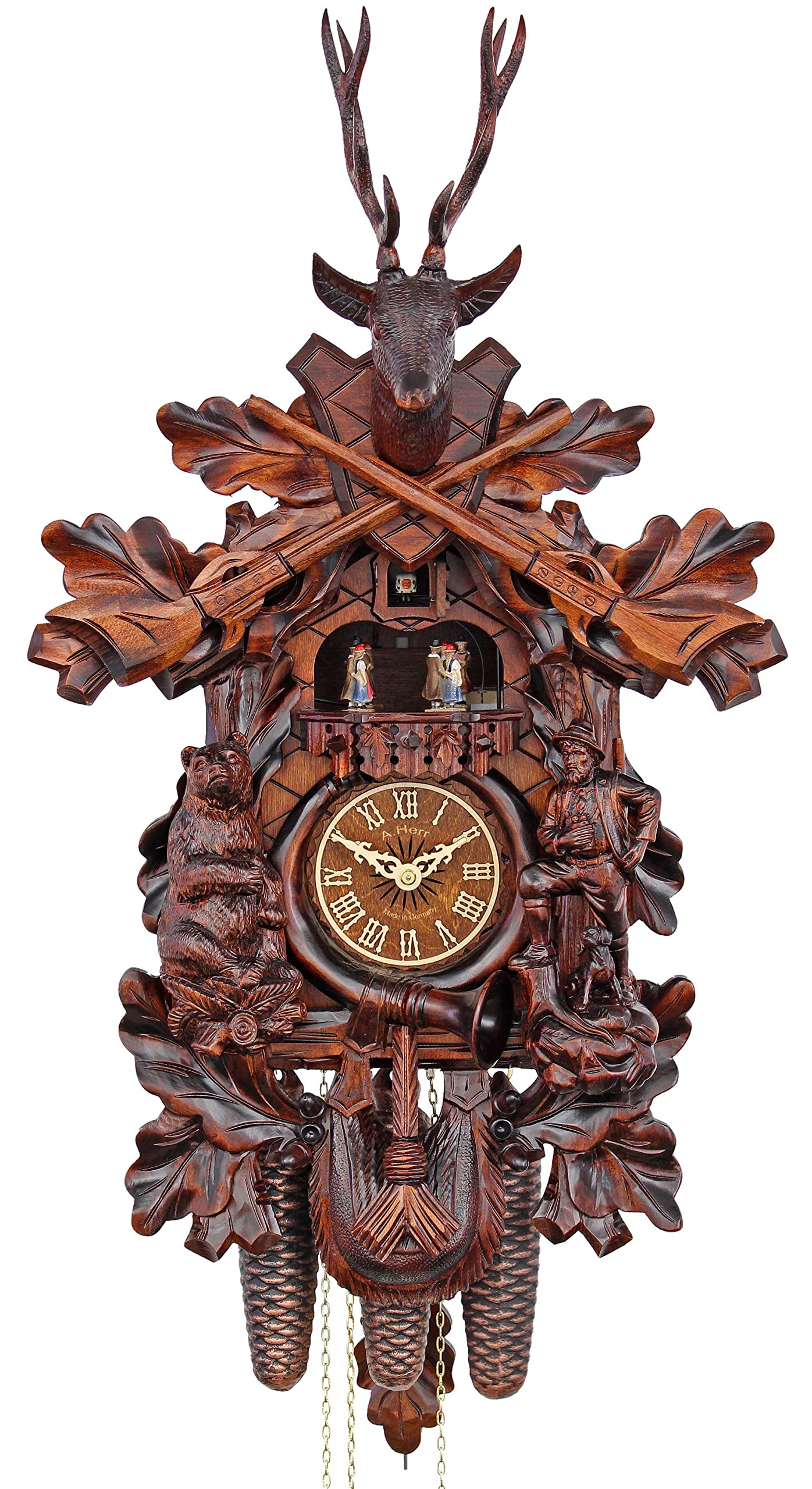 Cuckoo Clock - The Bear Hunter handshingled