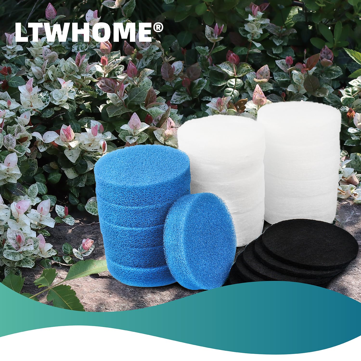 水槽 ウールボックス Amazon | LTWHOME ろ過器 外部フィルター 水槽 交換用 粗目 細目