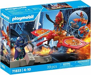 Playmobil Hero Drone Fight with Evil Ninja