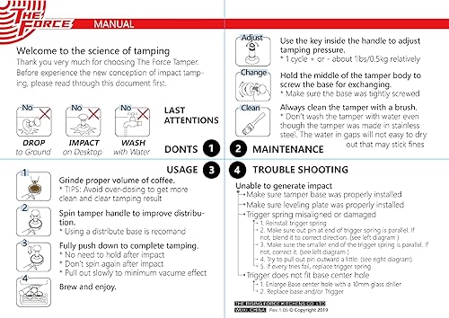 Miniatura 7 de The Force Tamper - Juego de extensión de presión constante ajustable y autolevelación