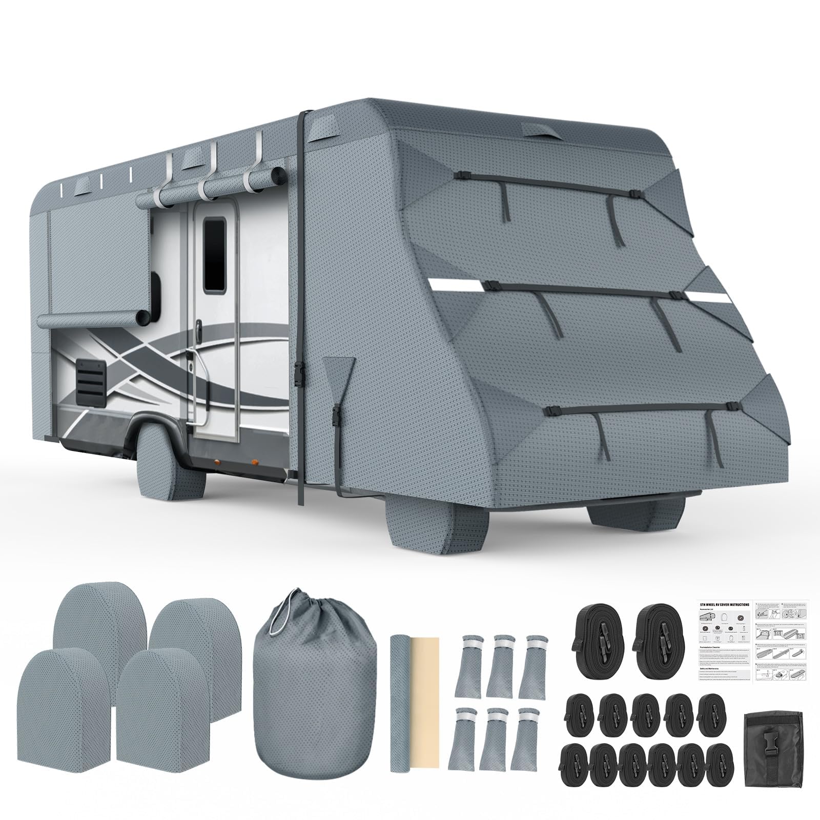 DenForste 8-Layer Class C RV Cover