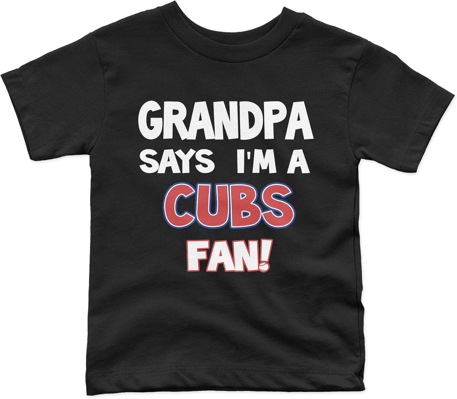 NanyCrafts' Grandpa Says I'm a Cubs Fan Kids Shirt, Children Cubs Fan