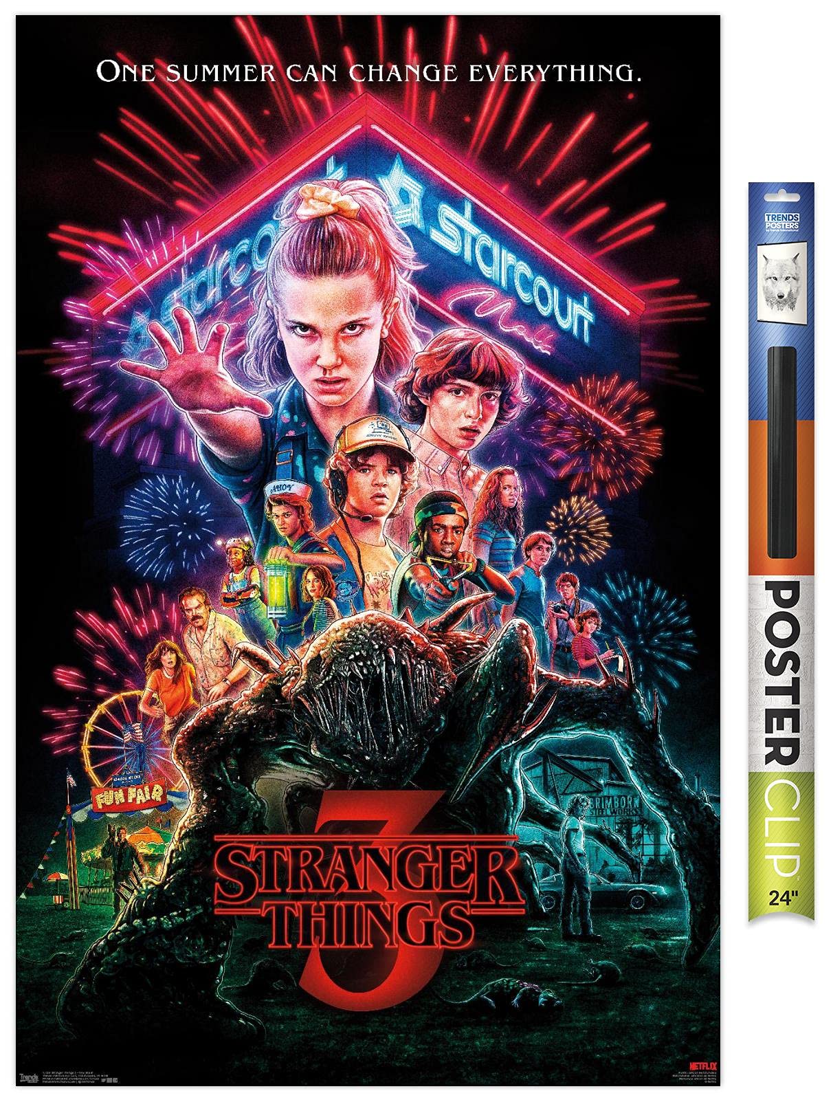 Amazon.com: Trends International Netflix Stranger Things: Season 3