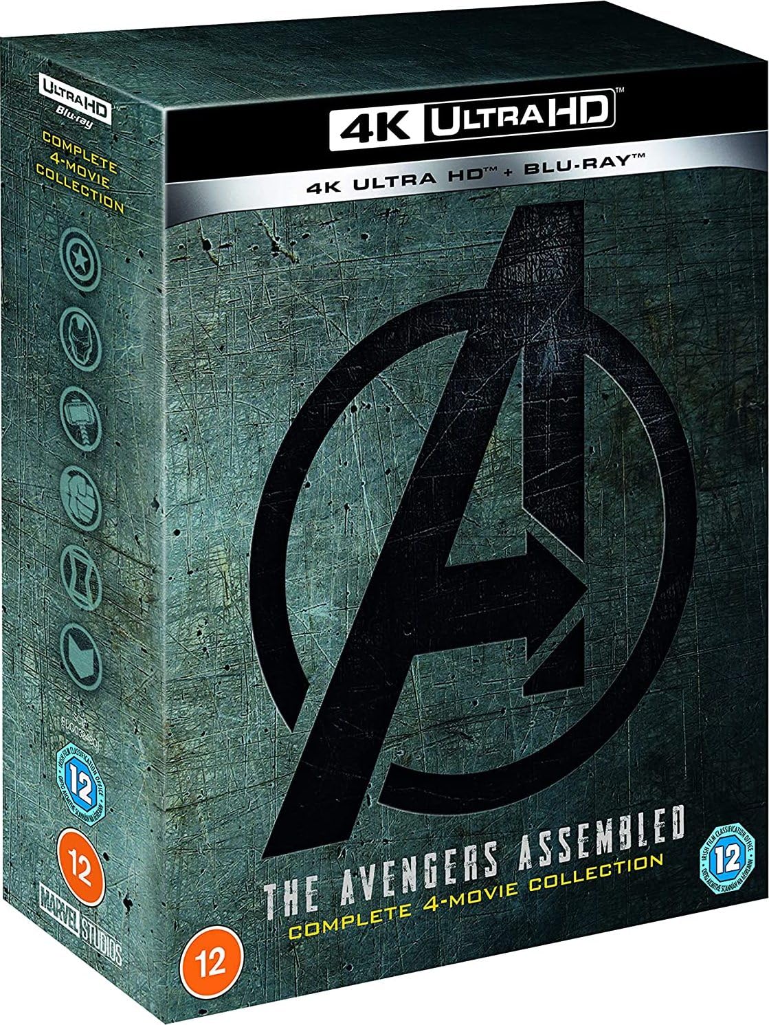 The Avengers Assembled: Complete 4-Movie Collection [2012-2019] [9-Disc Set] [4K UHD + Blu-ray] [Region Free]