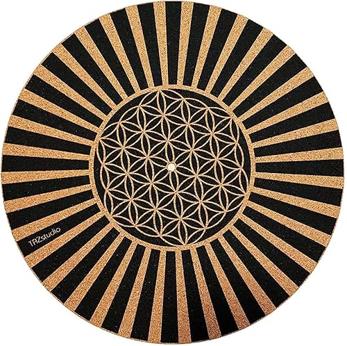 Miniatura 34 de Tapete de corcho prémium para tocadiscos de vinilo LP para un mejor soporte de sonido en el tocadiscos de vinilo LP, tapete de corcho con diseño M4