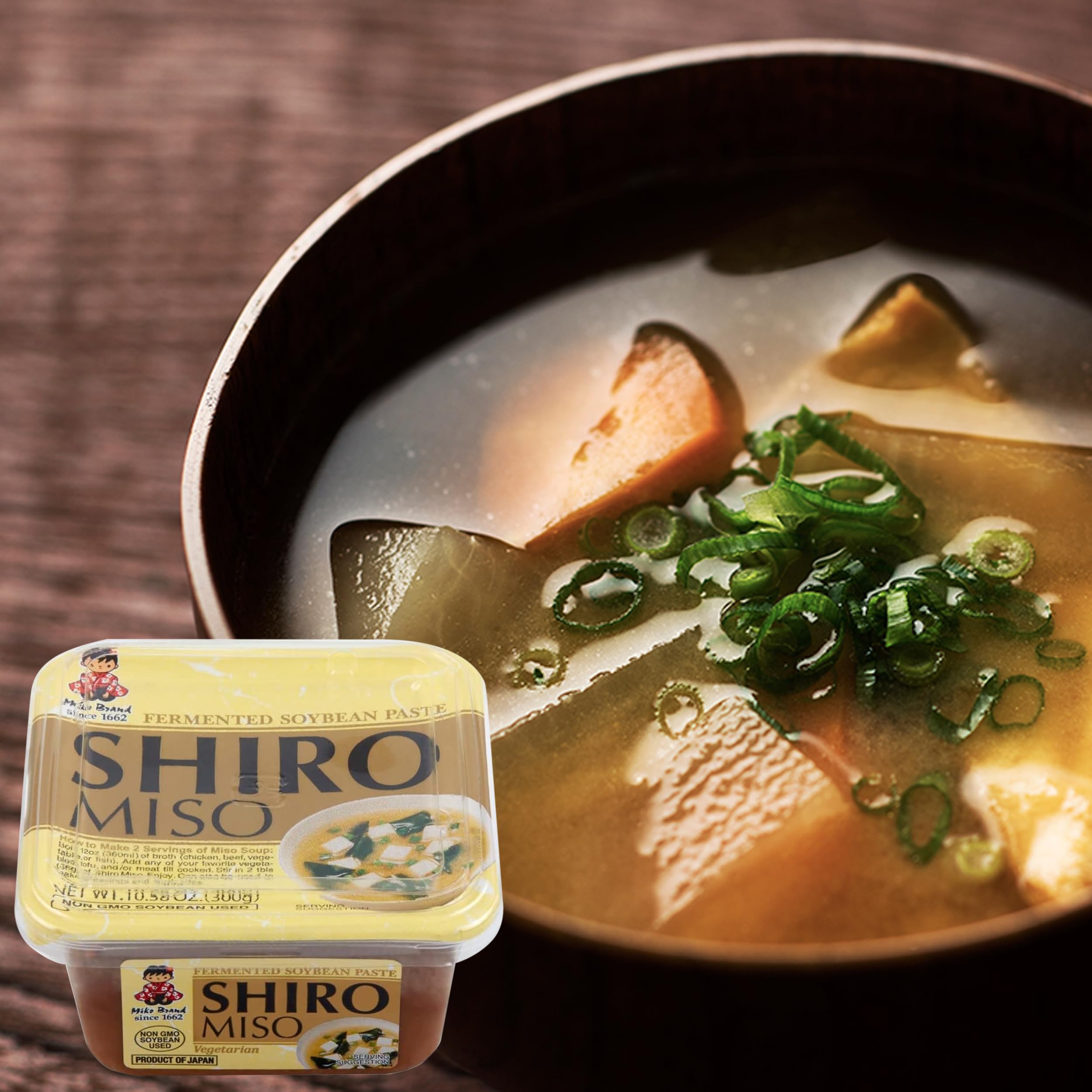 Pasta Miso Japonesa Shiro 300g - Pasta de Soja Fermentada