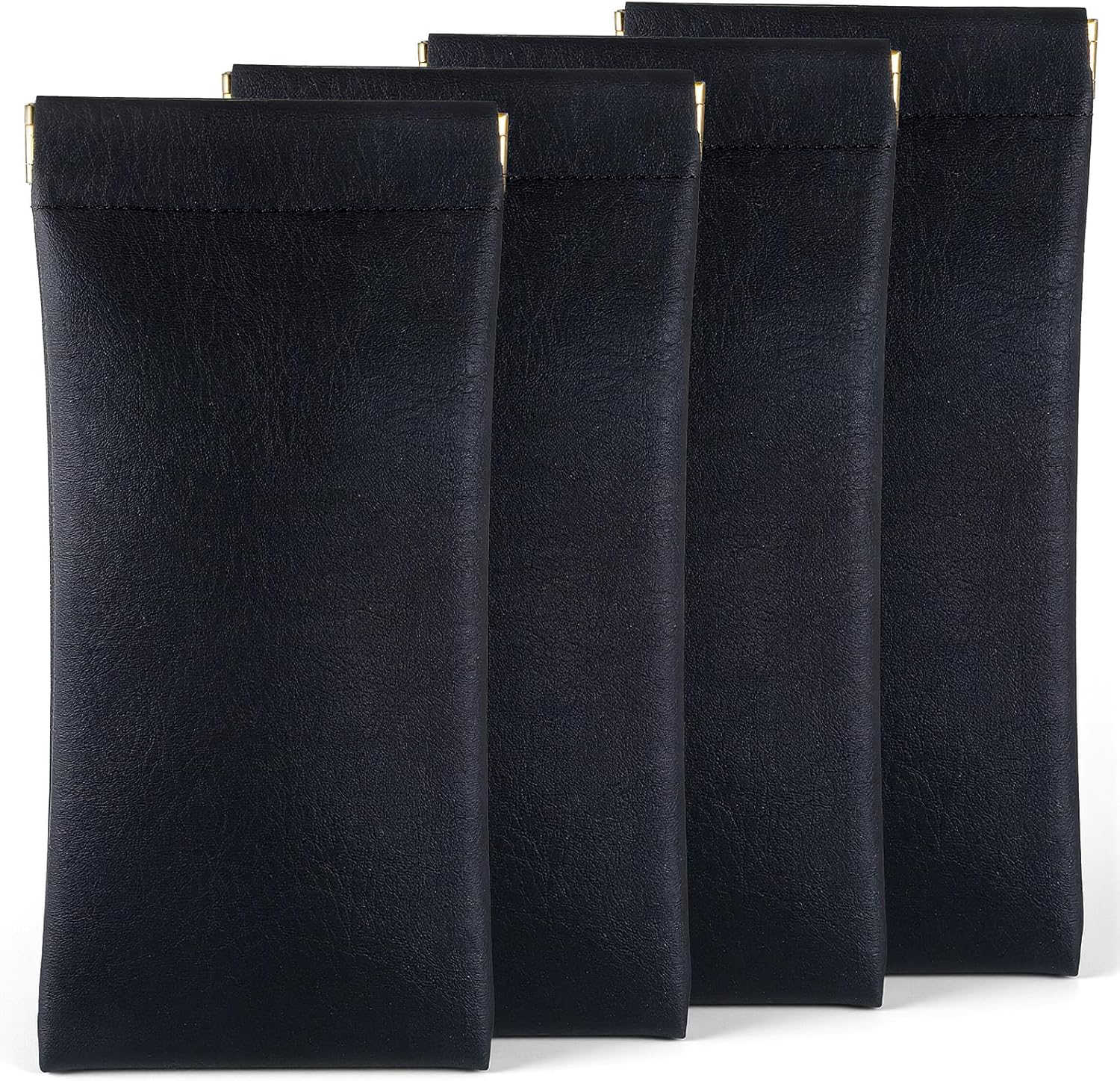 4-Pack PU Leather Sunglass Cases for Men & Women – Soft Eyewear Bags 4-Pack PU Leather Sunglass Cases for Men & Women – Soft Eyewear Bags