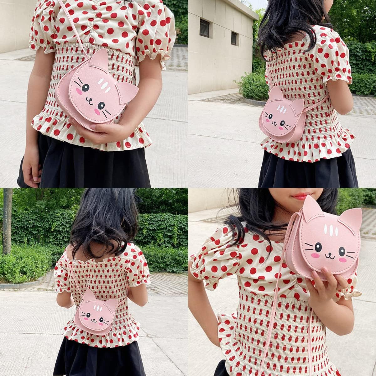 ANKOMINA Little Girls Purse Cute Bunny Crossbody Bag Coin Handbag for Kids Toddlers - Image 5