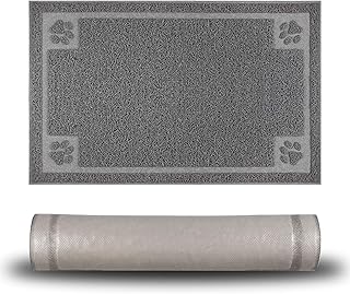 Pet Feeding Mat for Small Dogs and Cats 24" x 16" Flexible and Waterproof Dog Bowl Mat for Food and Water, Easy to Clean Dog Food Mat with Non Slip Backing