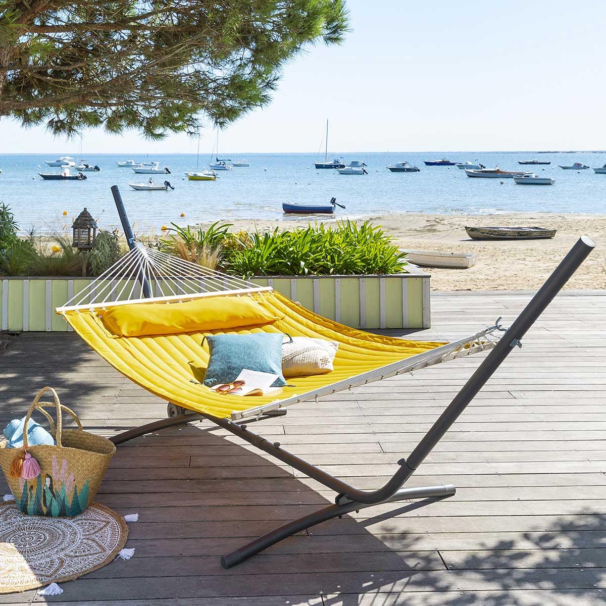 Pied Réglable Pour Hamac Panao Jusqu'à 110kg | Irisia Maison