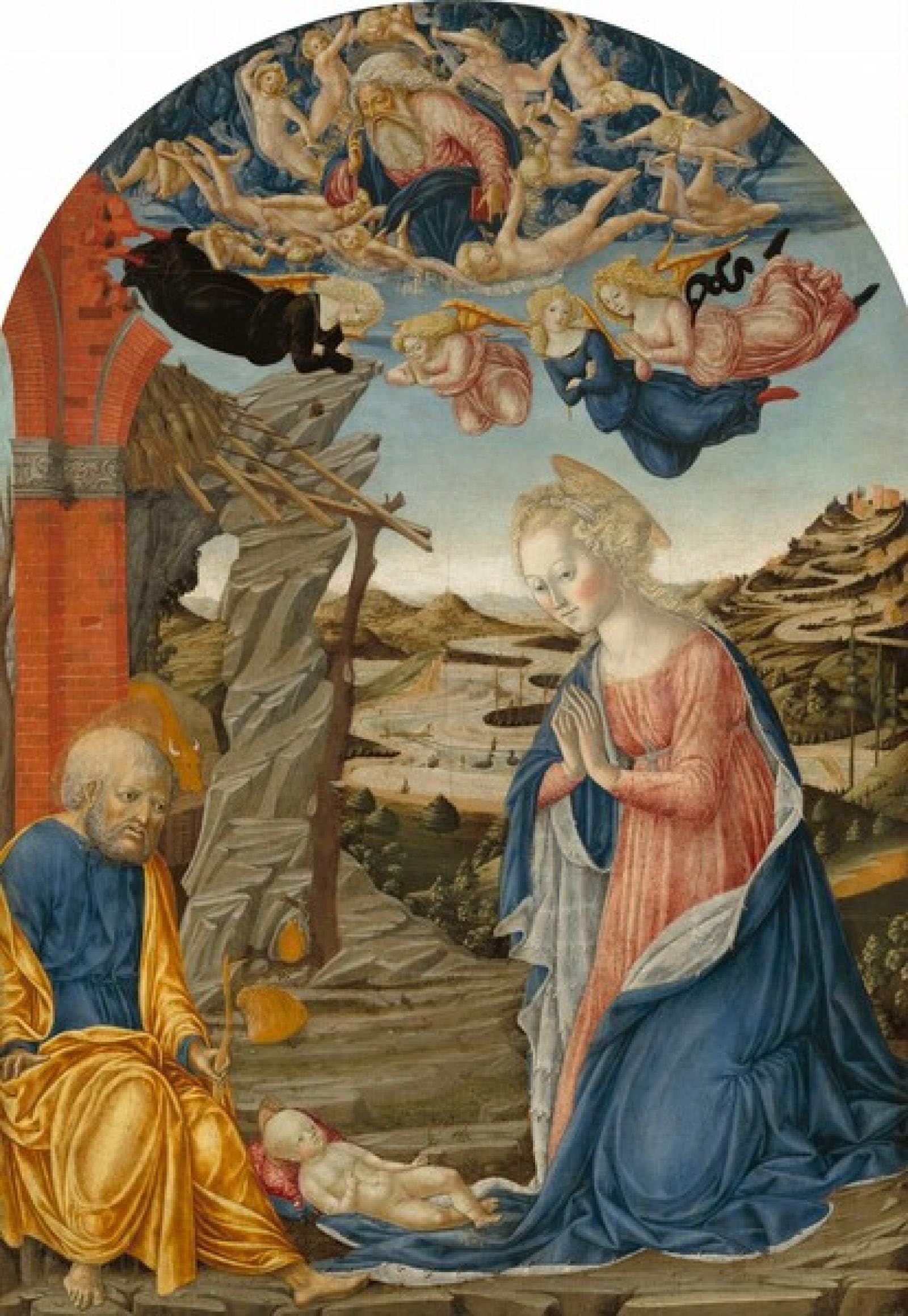 Cuadro de La Natividad 60x90cm para Decoración del Hogar 5