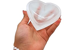 Selenite Bowl Heart 4-inch - Crystal Dish for Cleansing and Charging